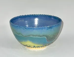 Handmade Blue Bliss Pottery Soup Bowl