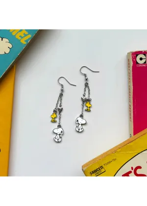 House of Disaster - Peanuts Snoopy and Woodstock Earrings