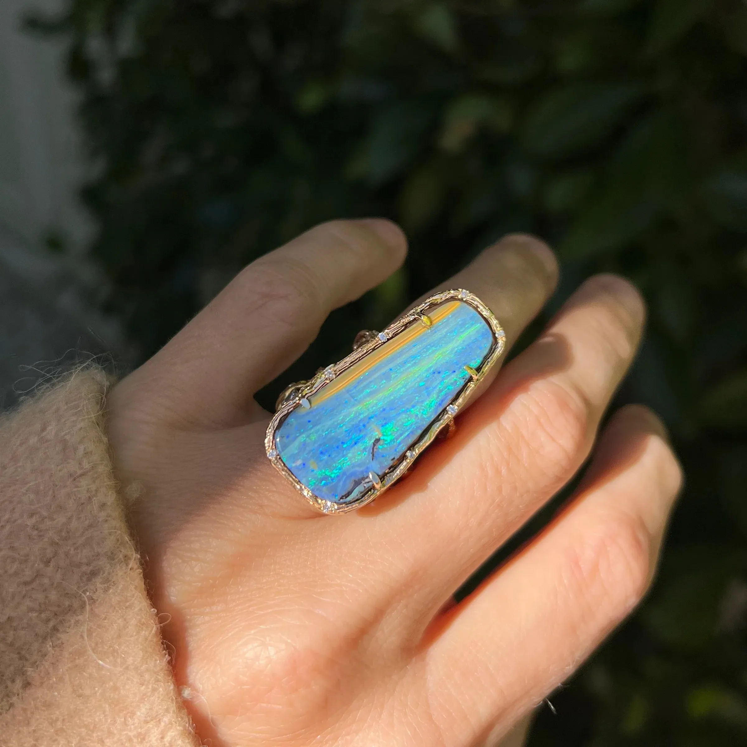 Indigo Opal Sea Ring