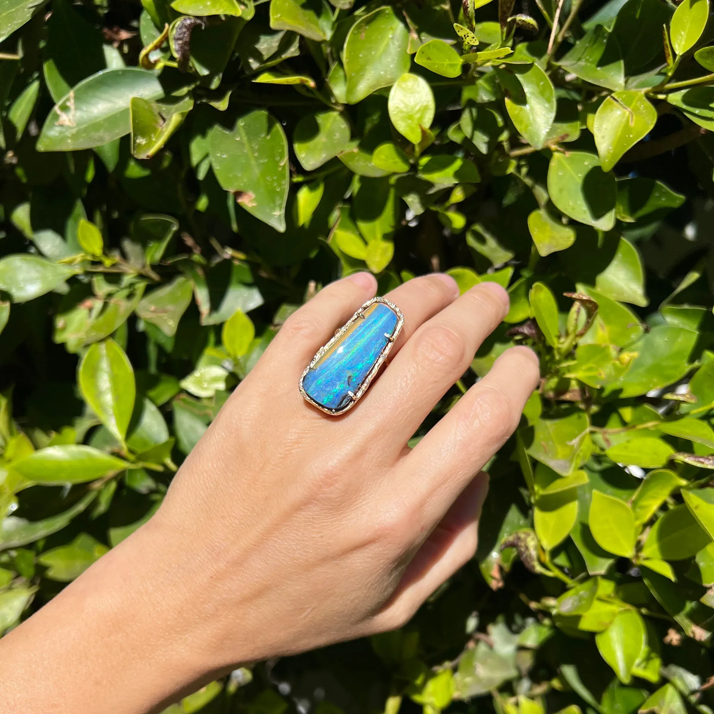 Indigo Opal Sea Ring