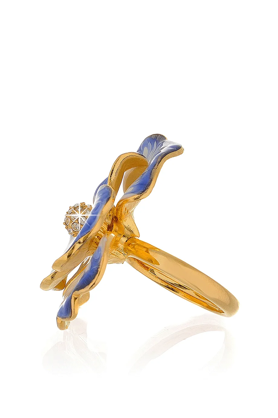 KENNETH JAY LANE Pansy Flower Ring