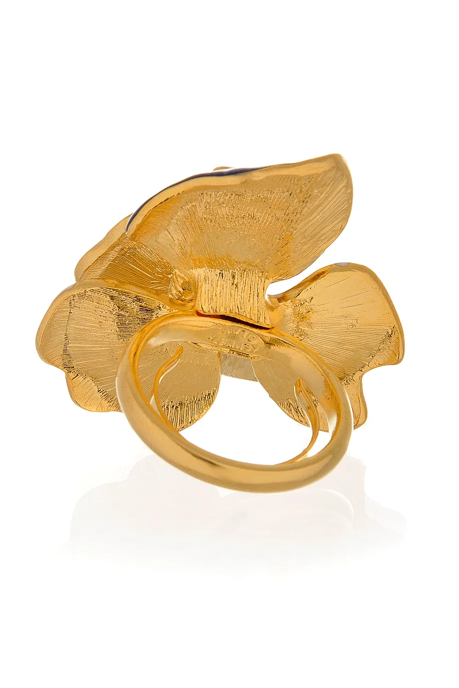 KENNETH JAY LANE Pansy Flower Ring