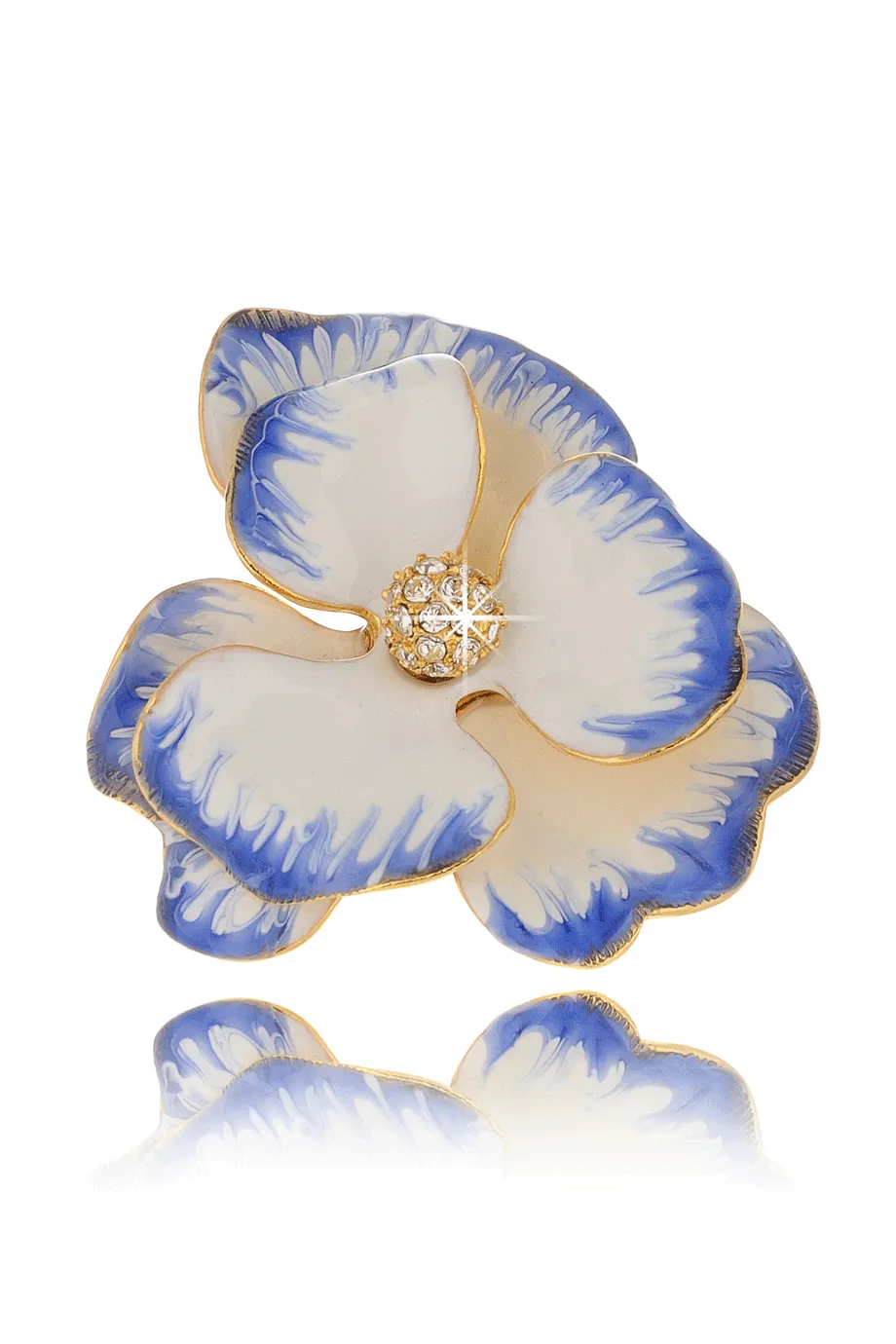 KENNETH JAY LANE Pansy Flower Ring