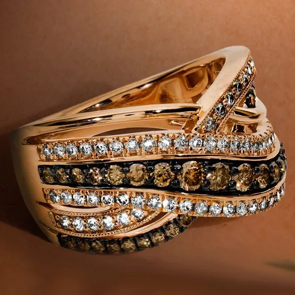 Le Vian Chocolate & Nude Diamond Contemporary Multi-Layer Ring