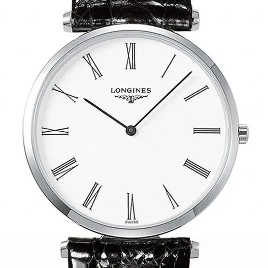 Longines La Grande Classique 36MM Quartz Black Alligator Watch L47554112