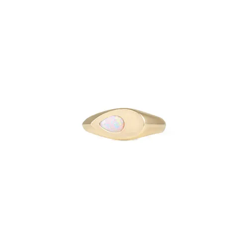 Marcia Opal Ring - Yellow Gold