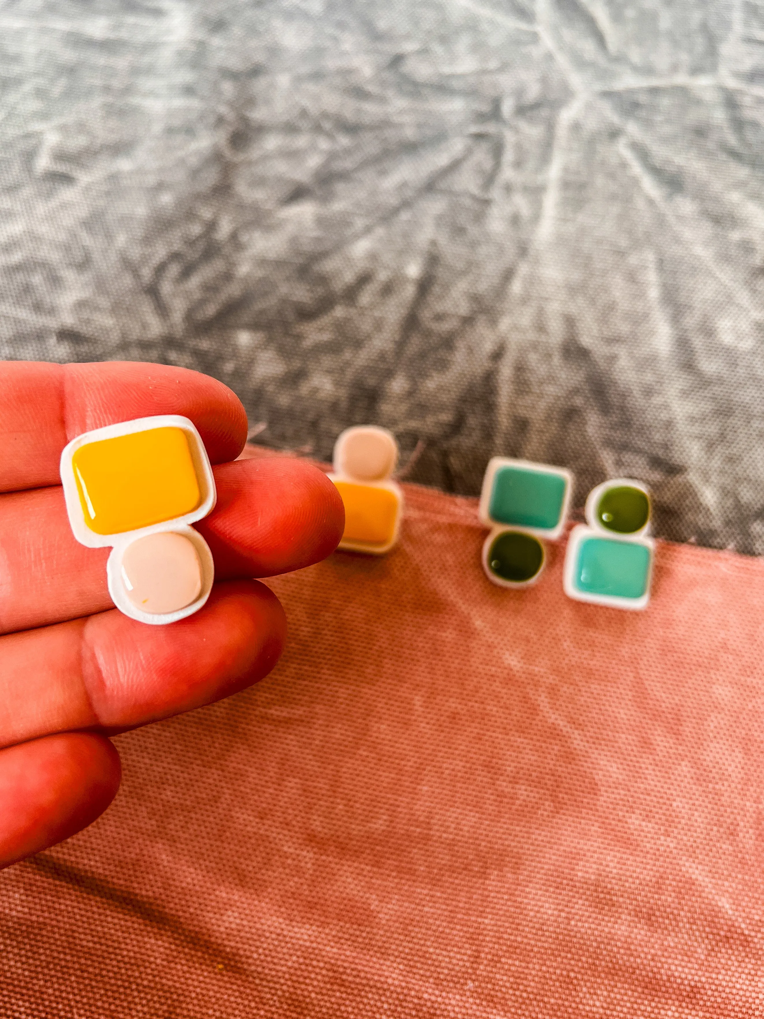 Marty Studs |  Polymer Clay Earrings