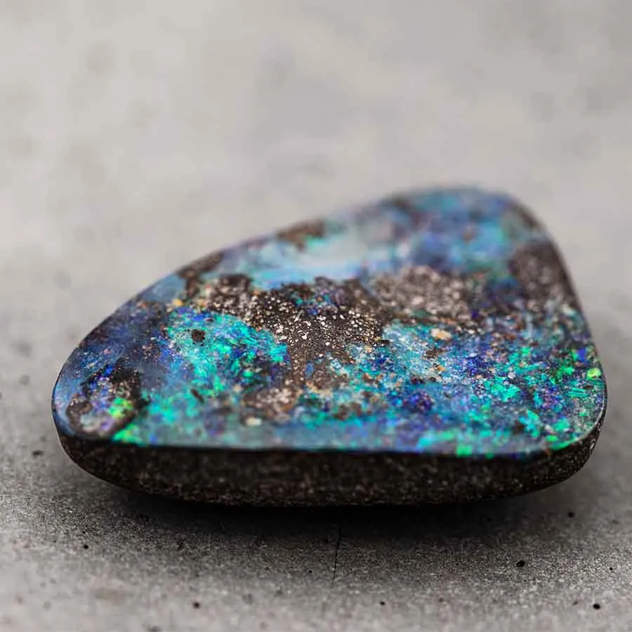 Natural Australian Boulder Opal Loose Gemstone  30.34ct