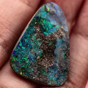 Natural Australian Boulder Opal Loose Gemstone  30.34ct