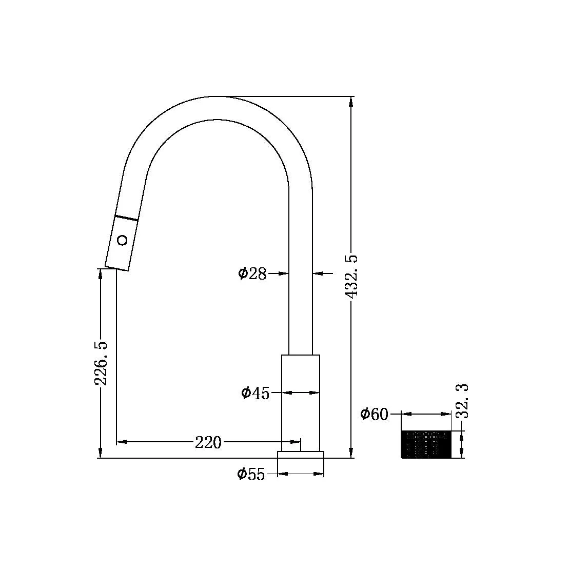 Nero Opal Progressive Pull Out Kitchen Set Graphite