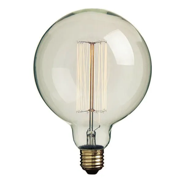 Nostalgic Globe G40 Vintage Light Bulb 60 Watt