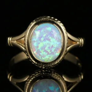 Opal Gold Ring 2.5Ct Opal 9Ct Gold