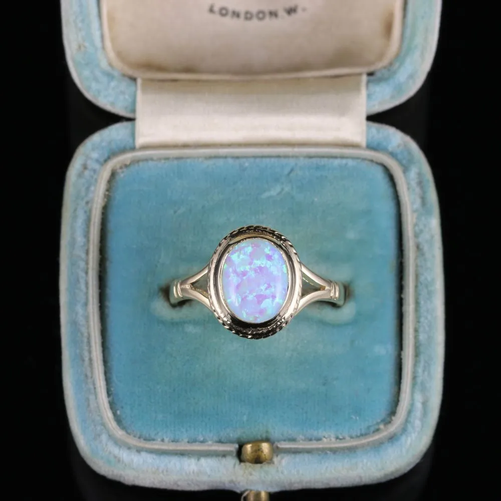 Opal Gold Ring 2.5Ct Opal 9Ct Gold