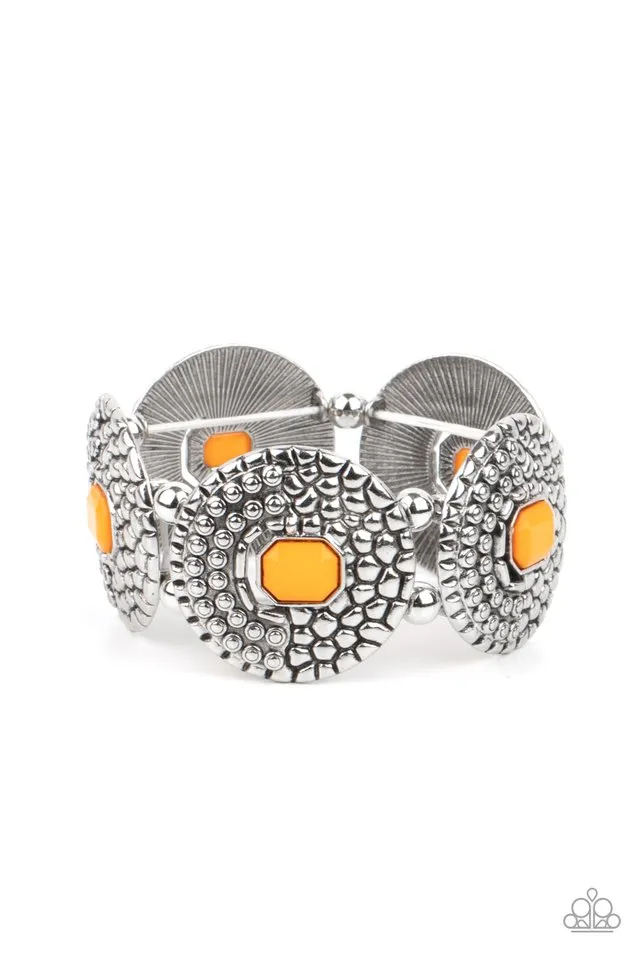 Paparazzi Bracelet ~ Prismatic Prowl - Orange