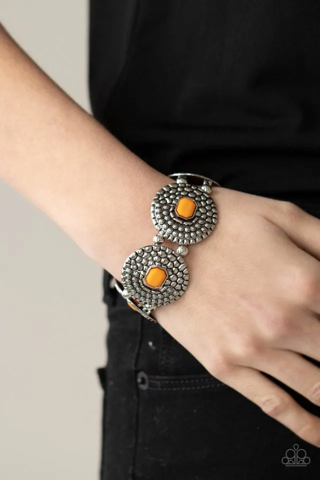 Paparazzi Bracelet ~ Prismatic Prowl - Orange