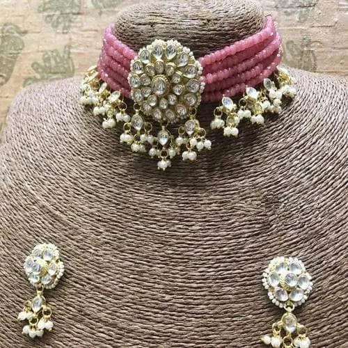 Patchi Kundan Beaded Choker