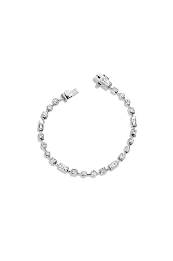 Platinum Tennis Bracelet