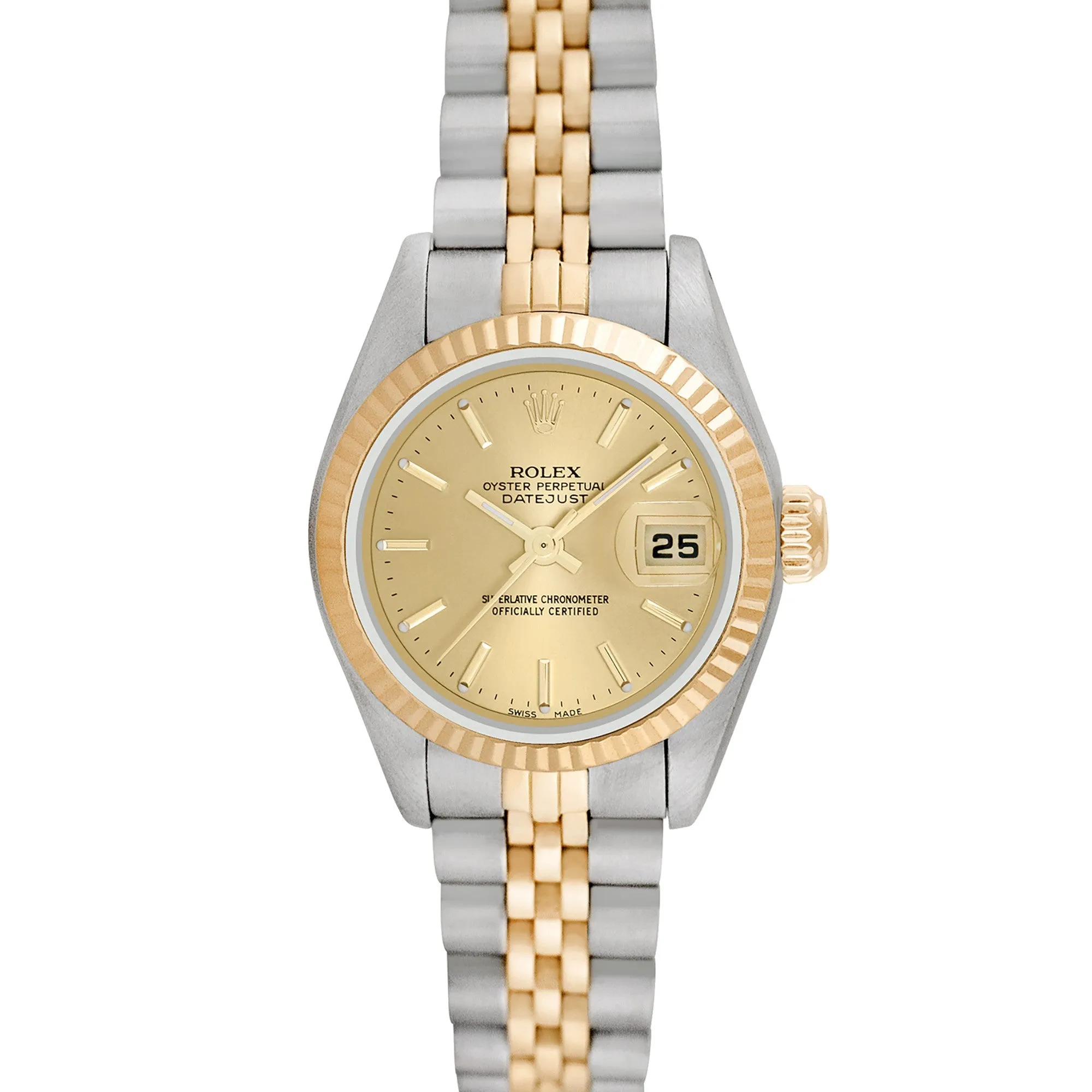 Pre-owned Rolex Ladies Two-tone Datejust, item #24