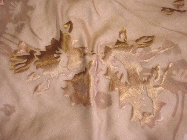 Pure Silk Opal Metallic Chiffon