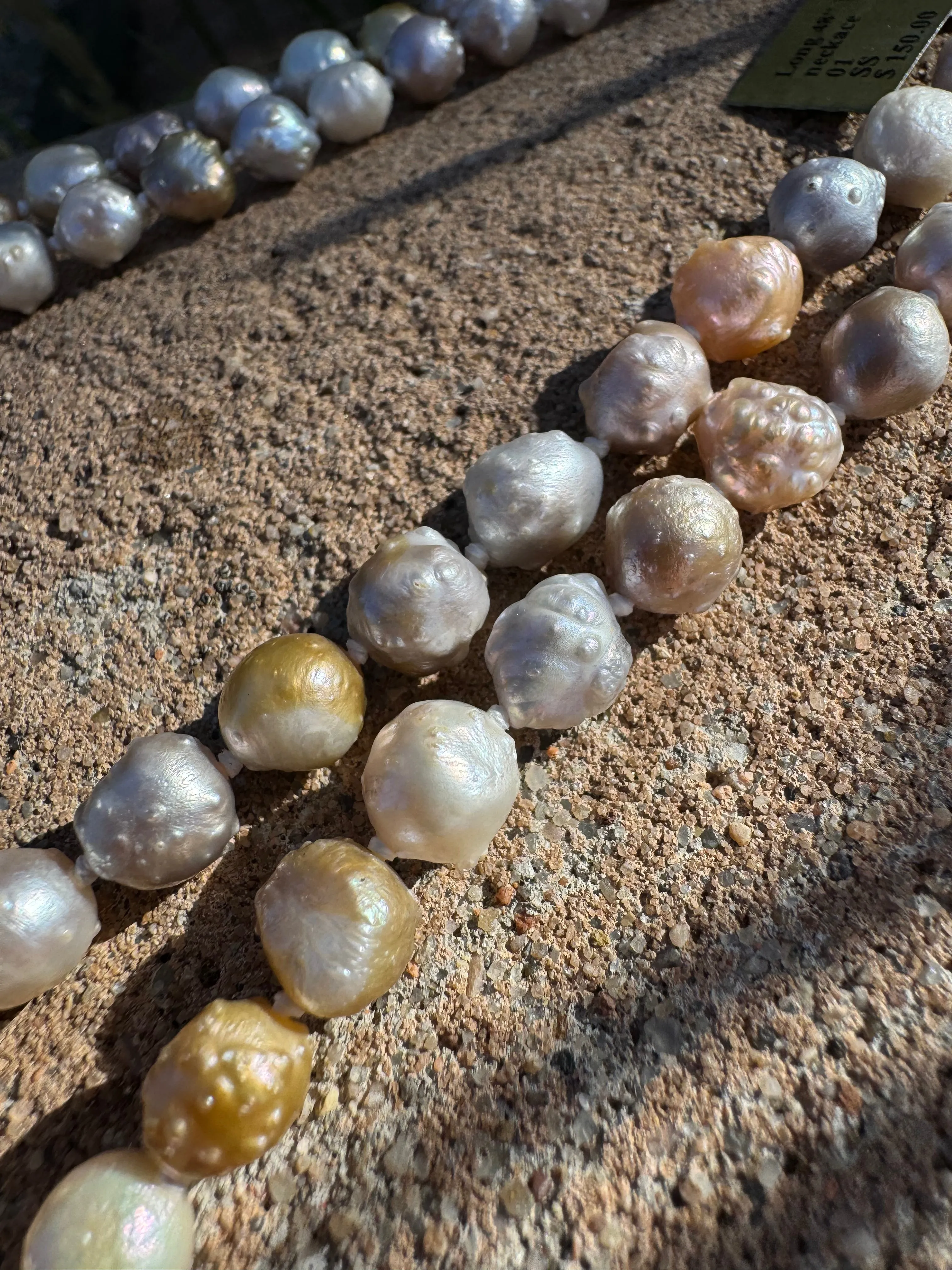 Rose Bud Multi-Color Pearls