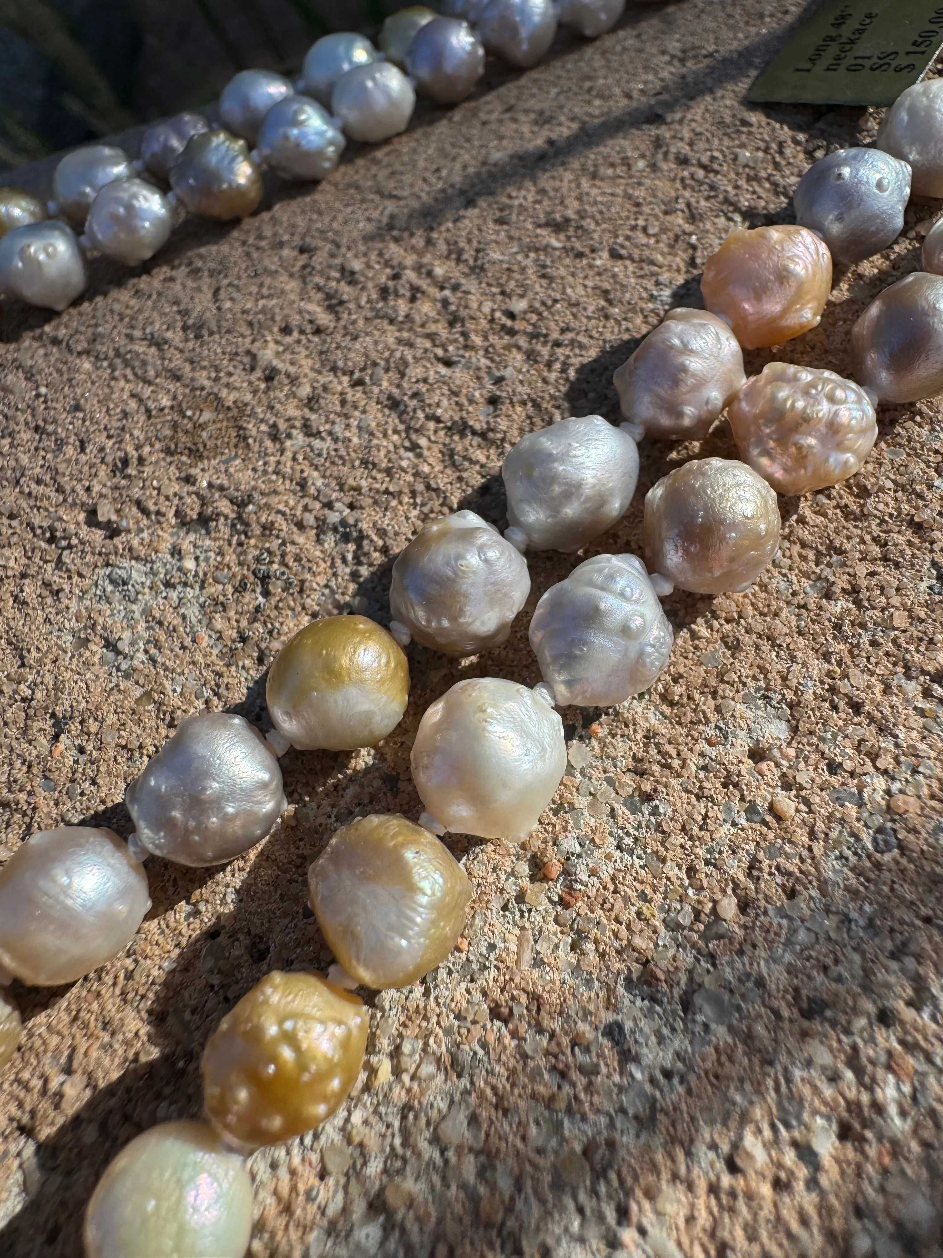 Rose Bud Multi-Color Pearls