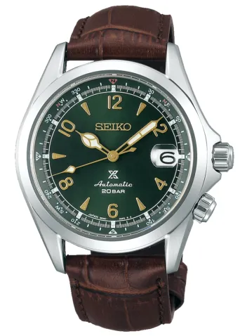 Seiko Prospex Alpinist Leather Strap Automatic Men's Watch SPB121J1