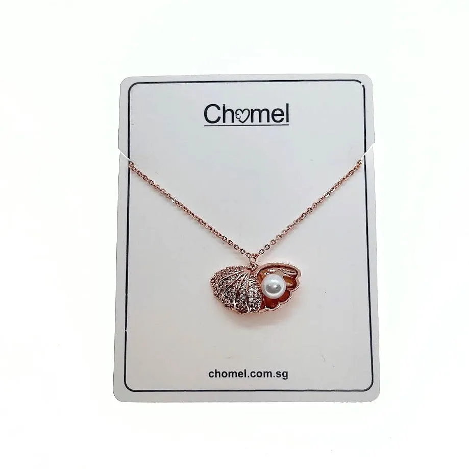 Shell Cubic Zirconia Necklace