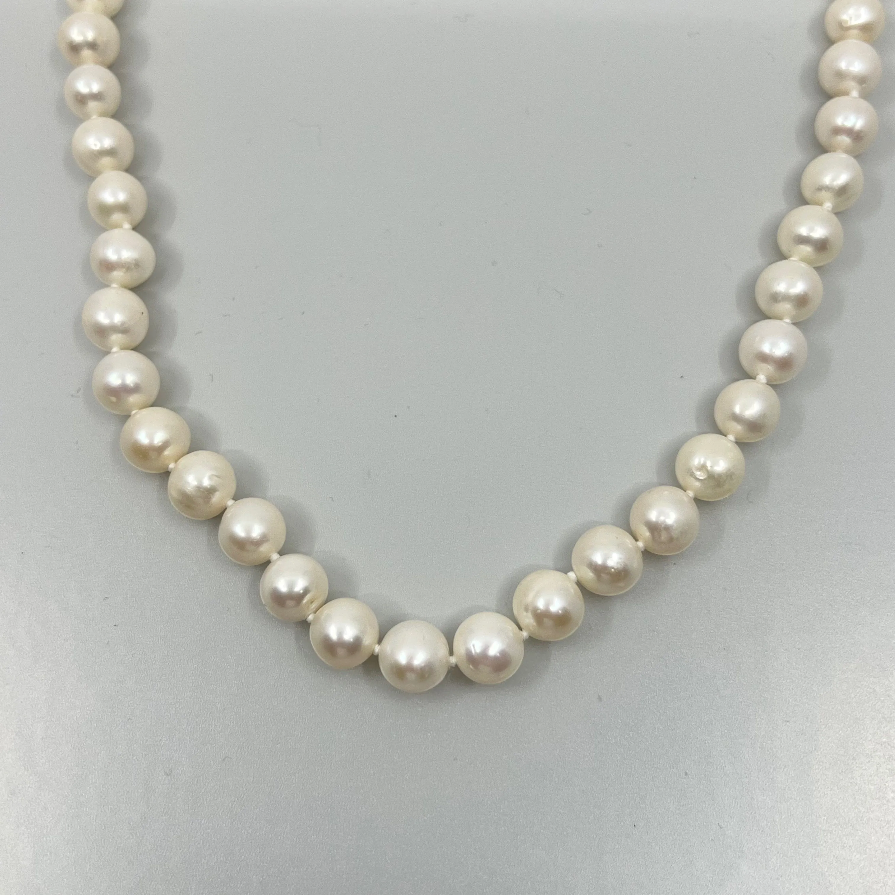 Sterling silver freshwater pearl necklace