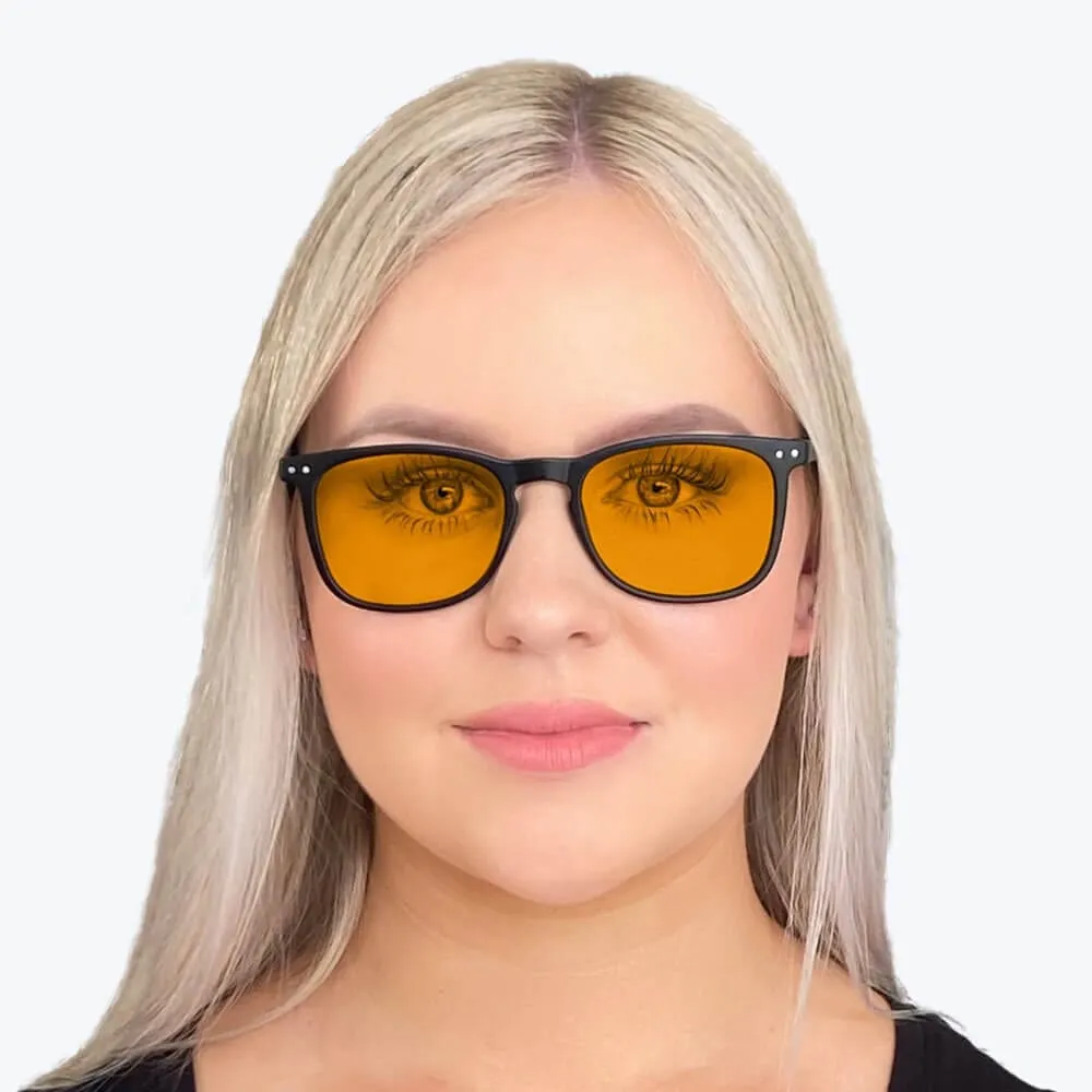 SunDown Taylor Blue Blocking Glasses - Black - Prescription